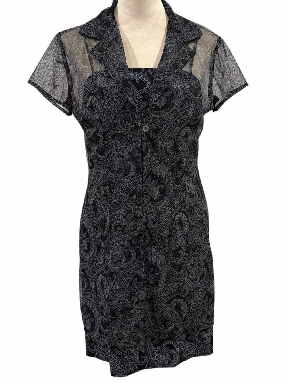 Vintage Dawn Joy Paisley Dress Set